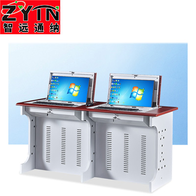 TN-JT008雙人位半嵌入式微機(jī)桌